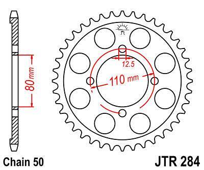 ЗАДНО.ЗЪБ.КОЛЕЛО JTR284.39