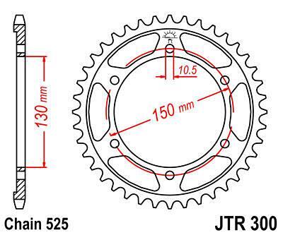 ЗАДНО.ЗЪБ.КОЛЕЛО JTR300.47