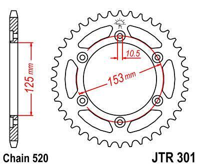 ЗАДНО.ЗЪБ.КОЛЕЛО JTR301.48