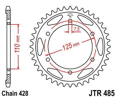 ЗАДНО.ЗЪБ.КОЛЕЛО JTR485.46