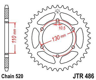 ЗАДНО.ЗЪБ.КОЛЕЛО JTR486.41
