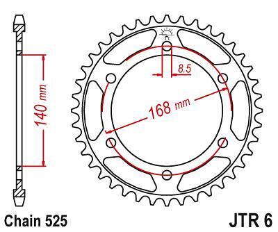 ЗАДНО.ЗЪБ.КОЛЕЛО JTR6.41