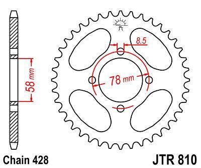 ЗАДНО.ЗЪБ.КОЛЕЛО JTR810.42
