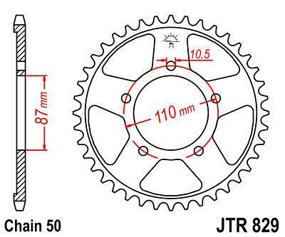 ЗАДНО.ЗЪБ.КОЛЕЛО JTR829.48