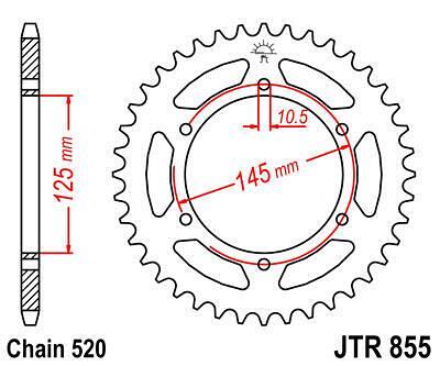 ЗАДНО.ЗЪБ.КОЛЕЛО JTR855.46
