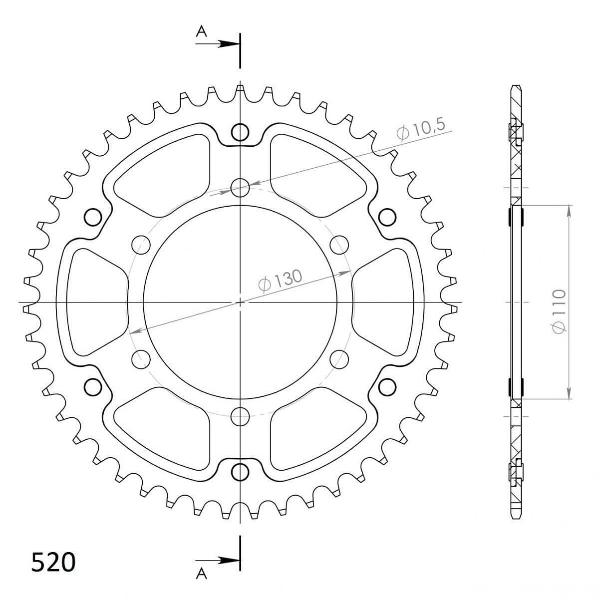 ЗАДНО ЗЪБНО К-ЛО RST-486:42 GRN