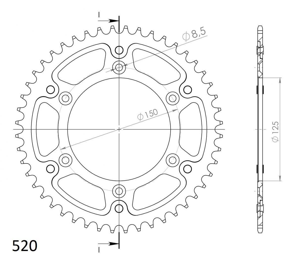 ЗАДНО ЗЪБНО К-ЛО RST-990:48 ORG
