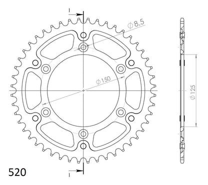 ЗАДНО ЗЪБНО К-ЛО RST-990:48 ORG